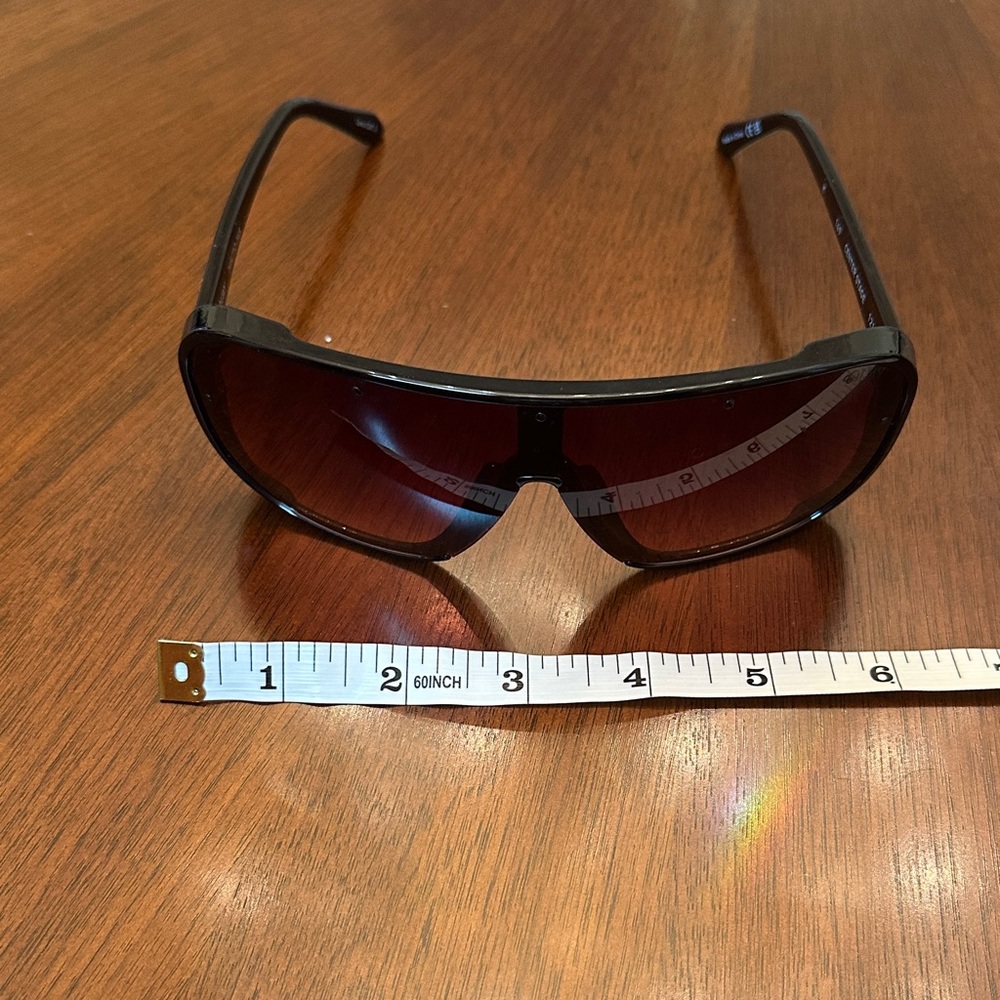 Aviator-Style Brown Gradient Sunglasses – Black Frame - Picture 2 of 7